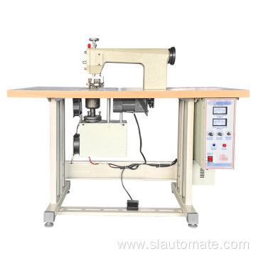 Ultrasonic embossed lace machine